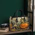 Pumpkin grinchy smile and skeleton king 3d small handbag