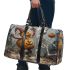 Pumpkin grinchy smile and skeleton king 3d 3d travel bag