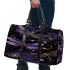 Purple and gold dragonflies 3d travel bag