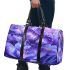 Purple crocuses with purple butterflies 3d travel bag