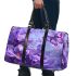 Purple crocuses with purple butterflies 3d travel bag