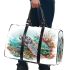Realistic happy baby sea turtle swimming in the ocean 3d travel bag