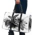 Sea turtle in black and white 3d travel bag
