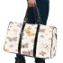 Seamless pattern of butterflies and flowers 3d travel bag