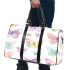 Seamless pattern of pastel watercolor butterflies 3d travel bag