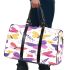 Seamless pattern with colorful pastel butterflies 3d travel bag