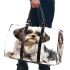 Shih tzu dog clipart cartoon drawing 3d travel bag