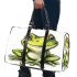 Simple cute clip art of a frog 3d travel bag