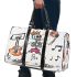 skeleton king play basketball with guitar and trumpet Travel Bag