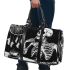 Skeleton king smile and drink coffee and dream catcher 3d travel bag