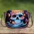 Skull and butterflies Saddle Bags for Women: Perfect Gift for Girlfriend, Wife, Daughter