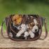 Sleepy dogs with jerwely and dream catcher saddle bag