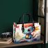 Smiling Blue Dragon in Water Small Handbag