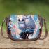 Snowy owls in magic forest Saddle Bags for Women: Perfect Gift for Girlfriend, Wife, Daughter