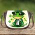 St pansy the frog cute cartoon character saddle bag