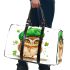 St patricks day cute baby owl with beret 3d travel bag