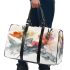 Subtle Elegance Simple Floral Patterns 3D Travel Bag