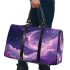 The moon and purple butterflies in the sky 3d travel bag