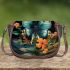 Tranquil butterfly oasis Saddle Bags for Women: Perfect Gift for Girlfriend, Wife, Daughter