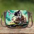 Tranquil cat cottage Saddle Bags for Women: Perfect Gift for Girlfriend, Wife, Daughter