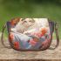 Tranquility in bloom Saddle Bags for Women: Perfect Gift for Girlfriend, Wife, Daughter