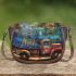 truck with dream catcher Saddle Bag