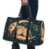 Two cute owls in love sitting on the crescent moon 3d travel bag