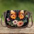 Vibrant butterfly garden Saddle Bags for Women: Perfect Gift for Girlfriend, Wife, Daughter