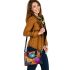 Vibrant Colorful Floral Pattern Shoulder Handbag