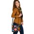 Vibrant Cultural Floral Design Shoulder Handbag