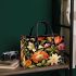 Vibrant Floral Arrangement on Table Small Handbag