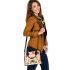 Vibrant Floral Vase Shoulder Handbag