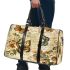 Vintage collage of vintage butterflies 3d travel bag