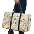 Vintage collage of vintage butterflies 3d travel bag