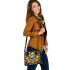 Vivid Floral Kaleidoscope Design Shoulder Handbag