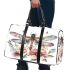 Watercolor dragonfly surrounded in the style of flowers 3d travel bag