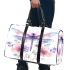 Watercolor dragonfly surrounded in the style of flowers 3d travel bag