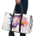 Watercolor painting of an abstract horse with colorful hair 3d travel bag