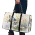 Watercolor painting of butterflies and flowers 3d travel bag