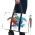 Watercolor sea turtle 3d travel bag