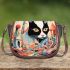 Whimsical cat in surreal room Saddle Bags for Women: Perfect Gift for Girlfriend, Wife, Daughter