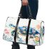 Whimsical watercolor turtle with floral patterns 3d travel bag