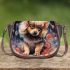 Whimsical wet canine creativity saddle bag