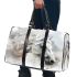 White horse head 3d travel bag