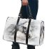 White horse head 3d travel bag