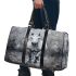 White horse painting 3d travel bag