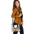 Whitetailed buck with elegant antlers shoulder handbag