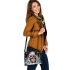 Wine Loving Owl in Pink Bowtie Shoulder Handbag