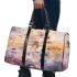 Yellow dragonfly with wings spread 3d travel bag