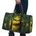 Yellow grinchy smile and dream catcher 3d travel bag